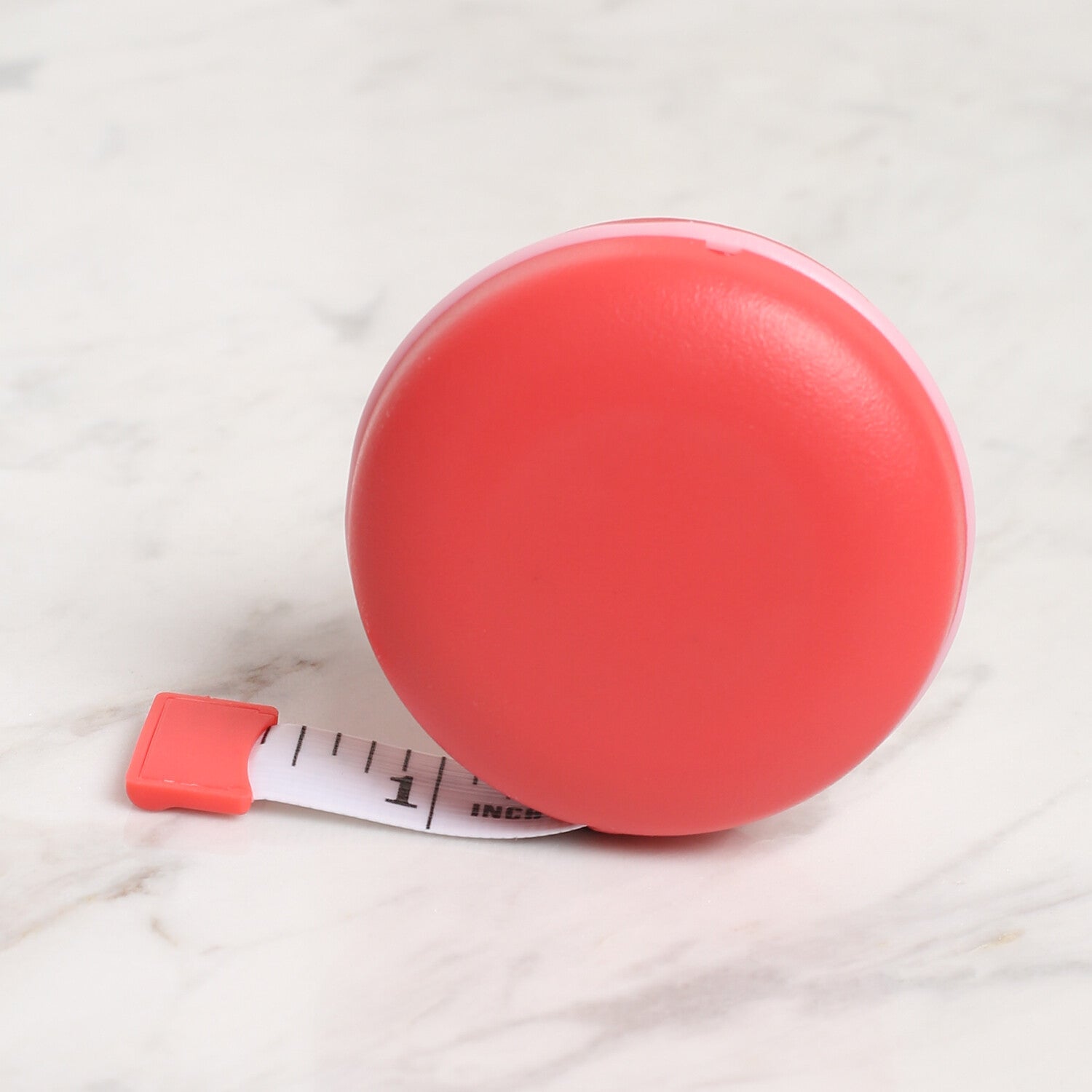 Loren Macaron Automatic Tape Measure, Vermillion