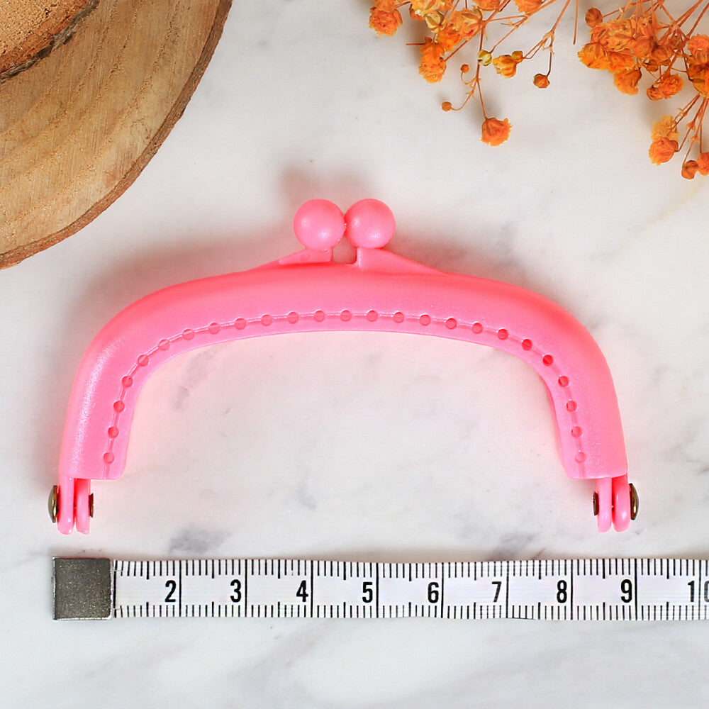 Loren 9 cm Plastic Purse Clasp,Pink