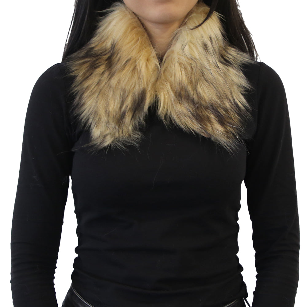 Yarnart Full Roll - Faux Fur Collar Beige - F504