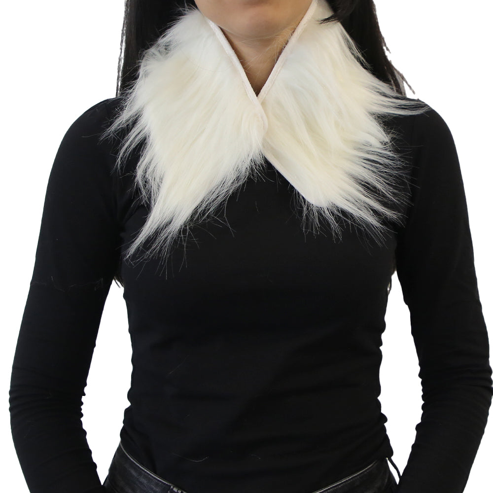 Yarnart Full Roll - Faux Fur Collar Cream - F504