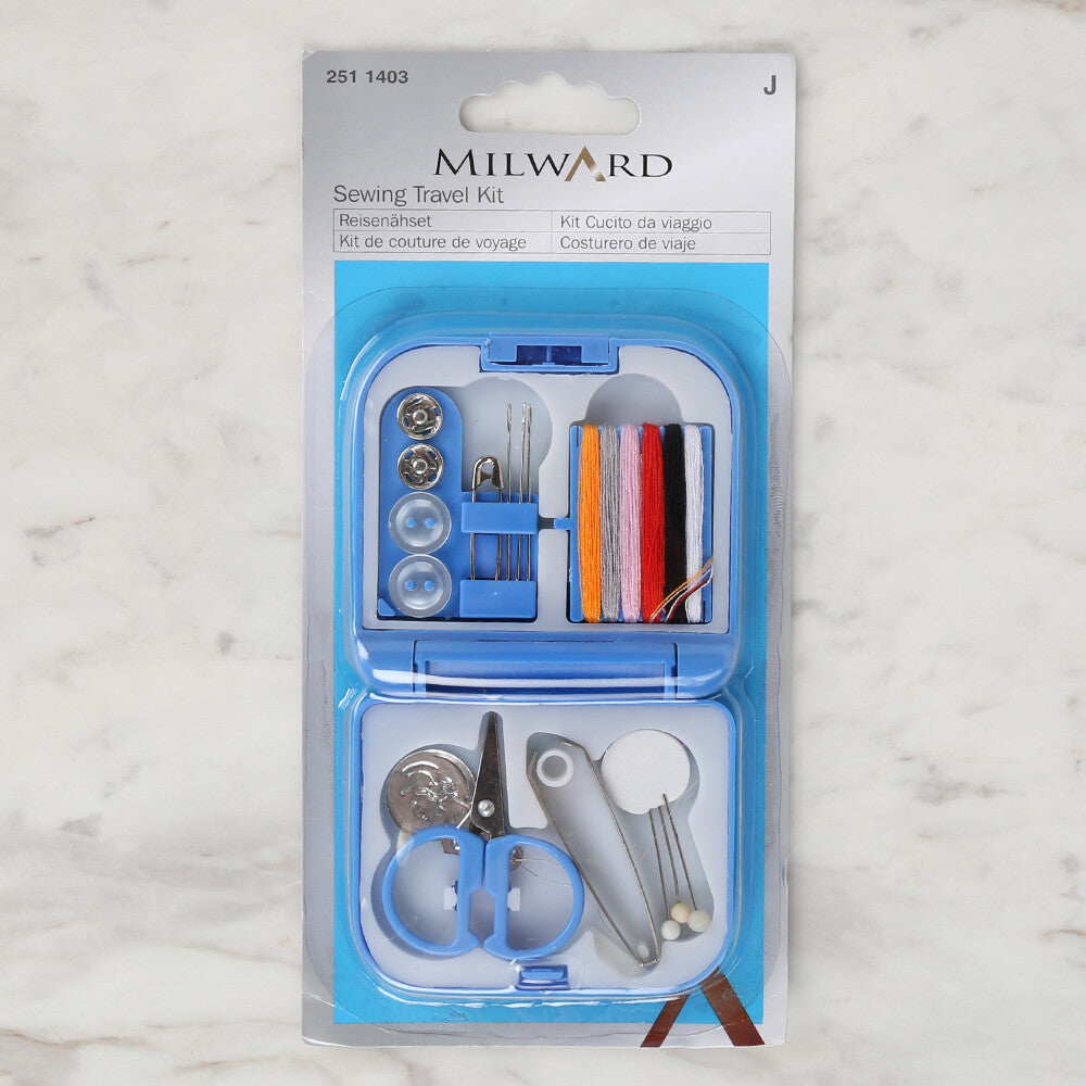 Milward Sewing Travel Kit  Blue - 251 1403