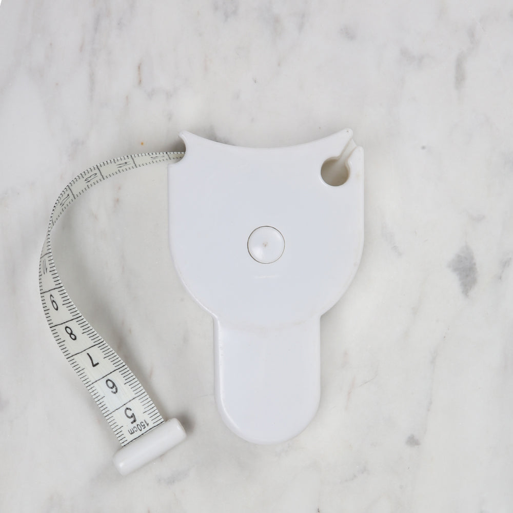 Waist and Leg Tape Measure White