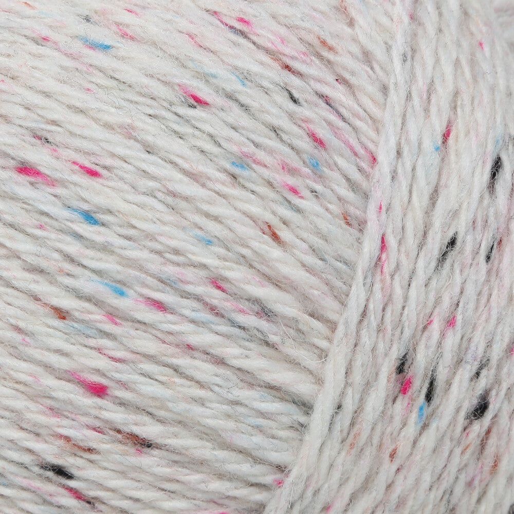 La Mia Re-Tweed Melange Yarn, Cream - L155