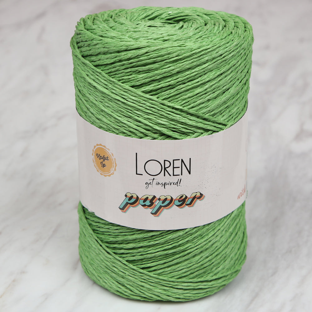 Loren Paper Yarn, Green - RH37