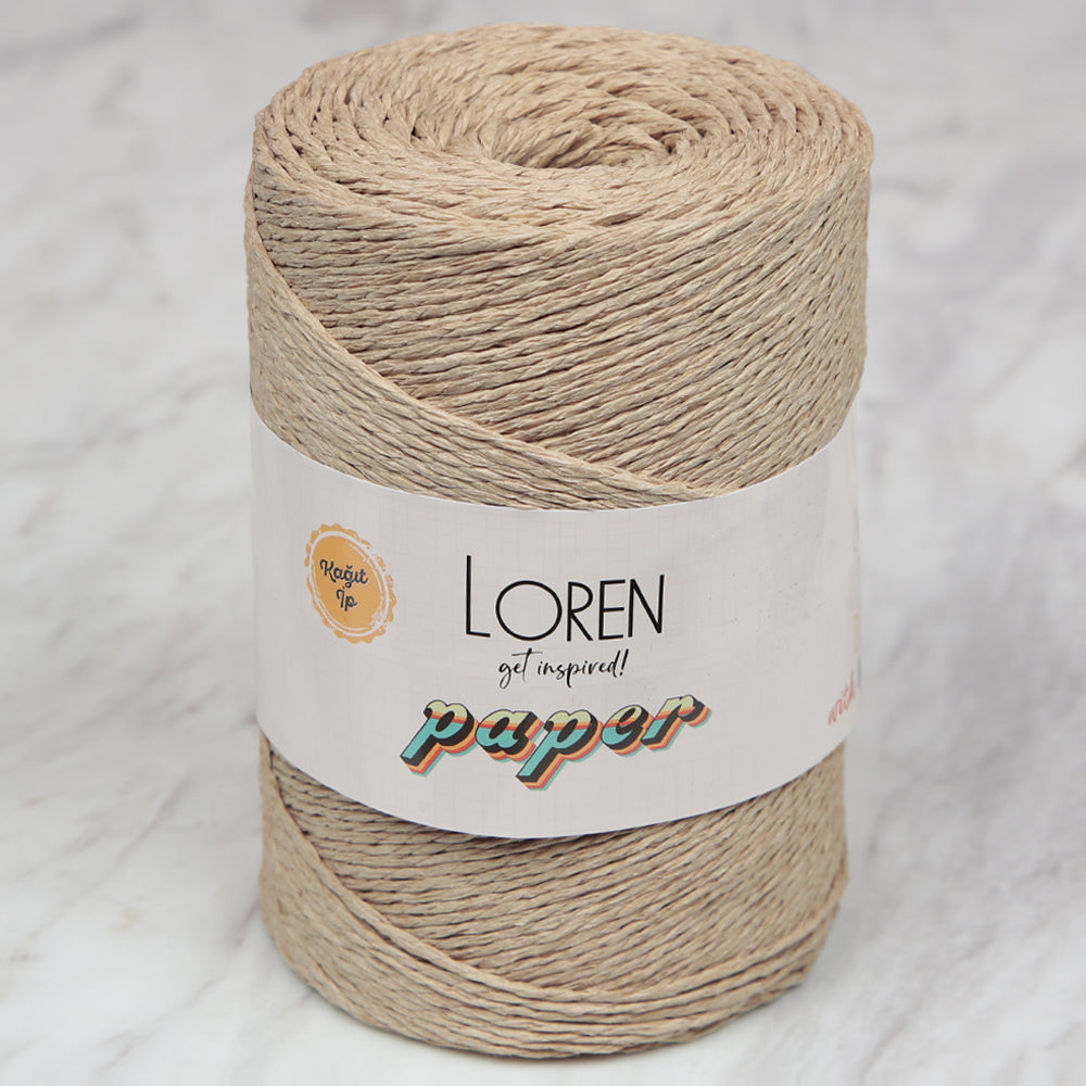 Loren Paper Yarn, Beige - RH38