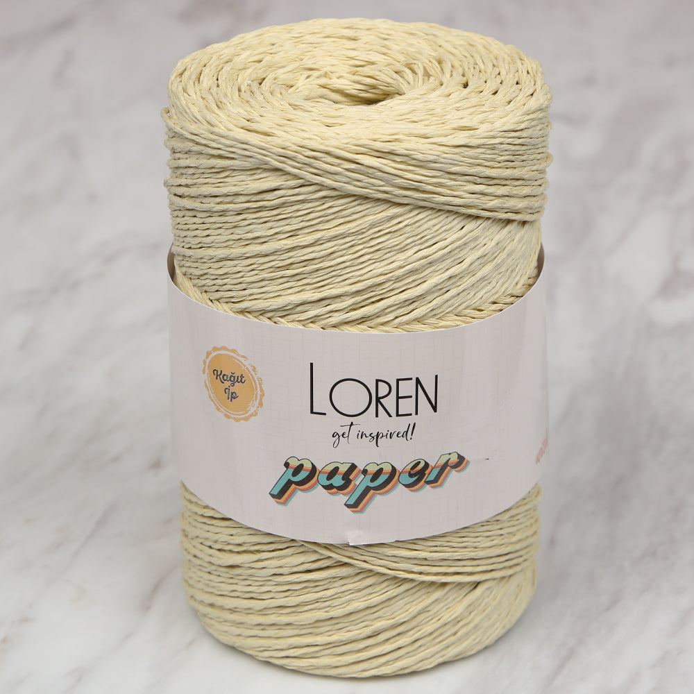 Loren Paper Yarn, Light Beige - RH41