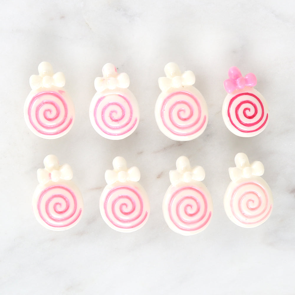 Loren Crafts 8-piece Pink Sugar Button - 3025