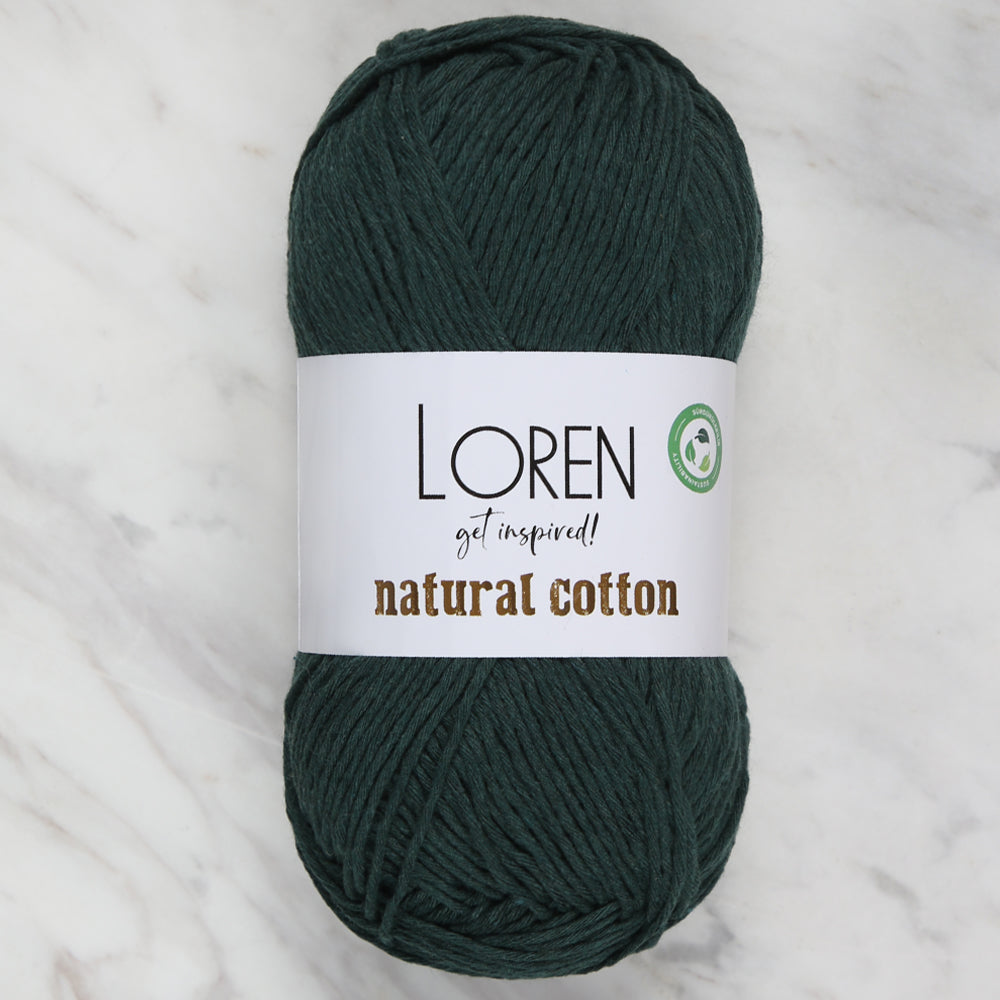 Loren Natural Cotton Yarn,Green - R073