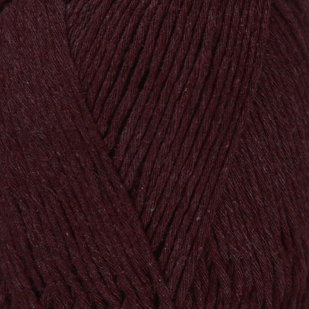 Loren Natural Cotton Yarn, Claret Red - R107