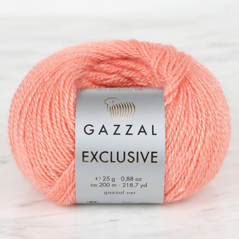 Gazzal Exclusive Hand Knitting Yarn, Orange - 9905