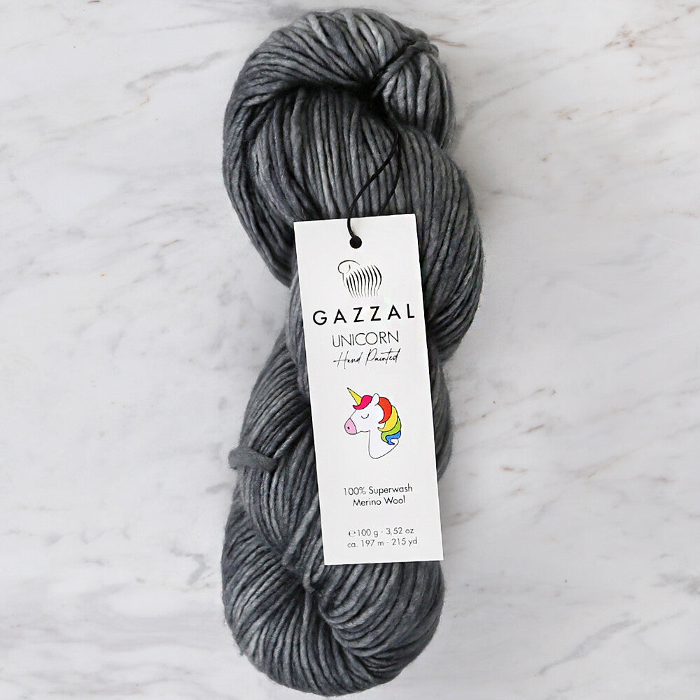 Gazzal Unicorn Knitting Yarn, Variegated - 1341