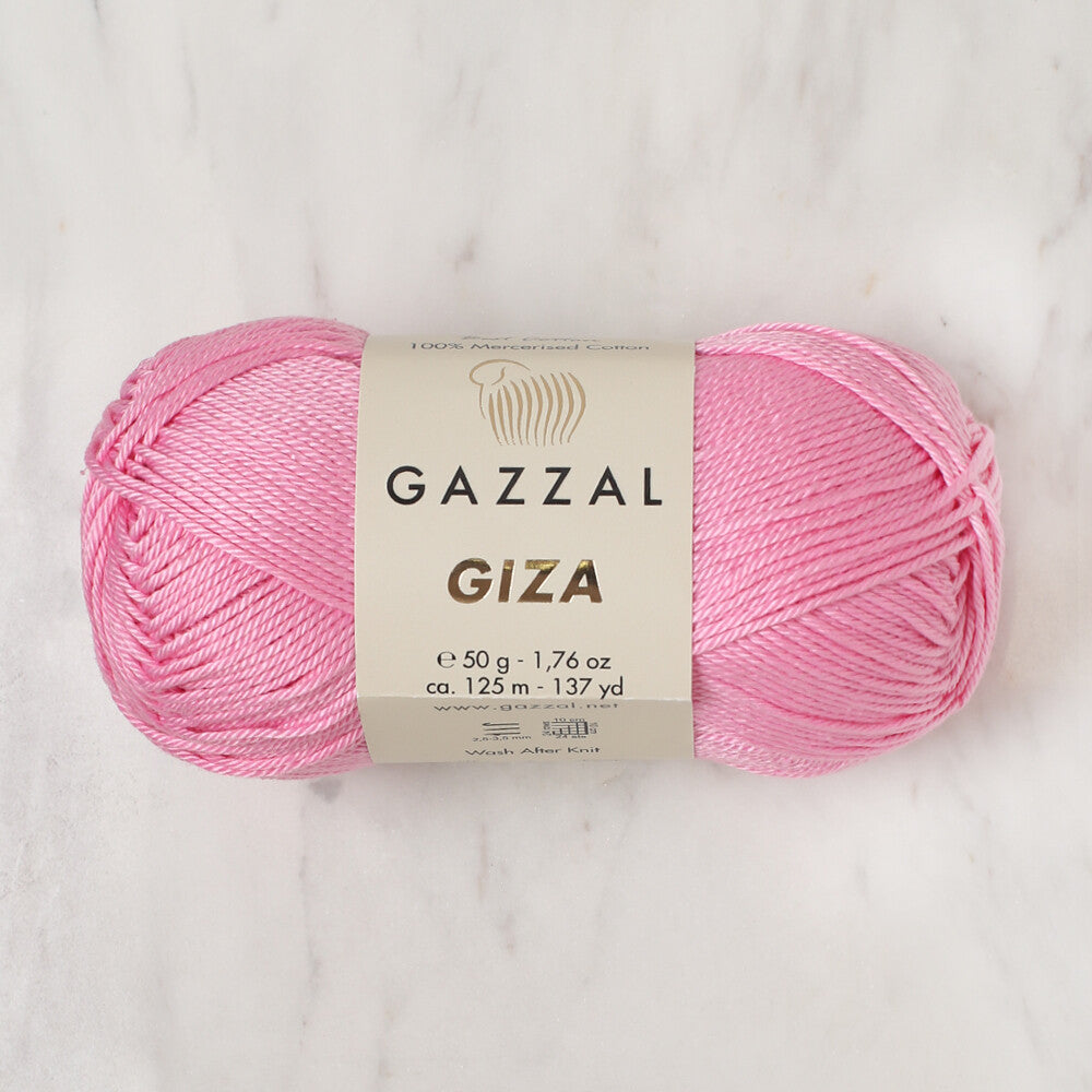 Gazzal Giza Yarn, Pink - 2492