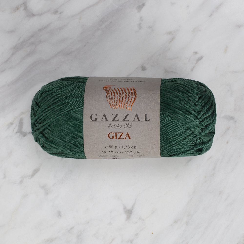 Gazzal Giza Yarn, Green - 2461