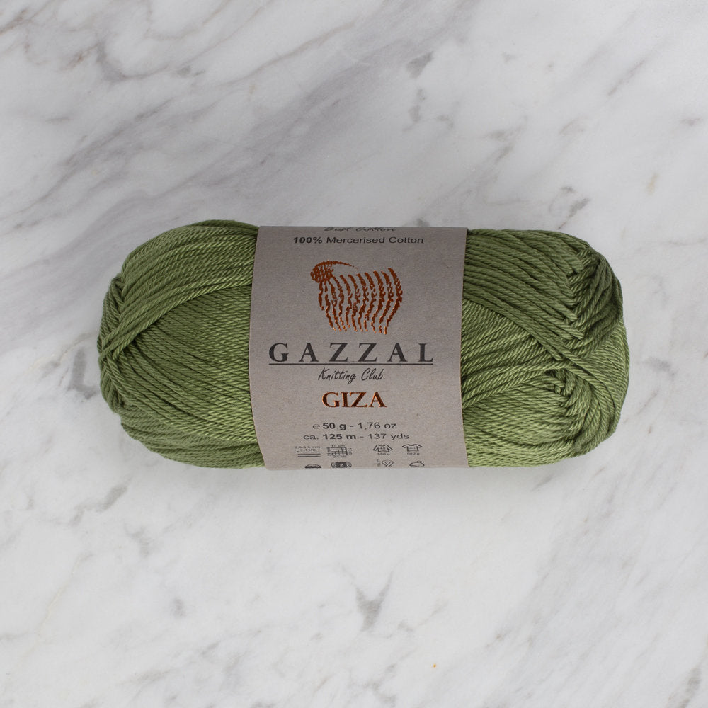 Gazzal Giza Yarn, Green - 2462