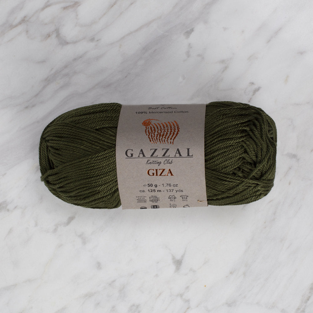 Gazzal Giza Yarn, Green - 2463