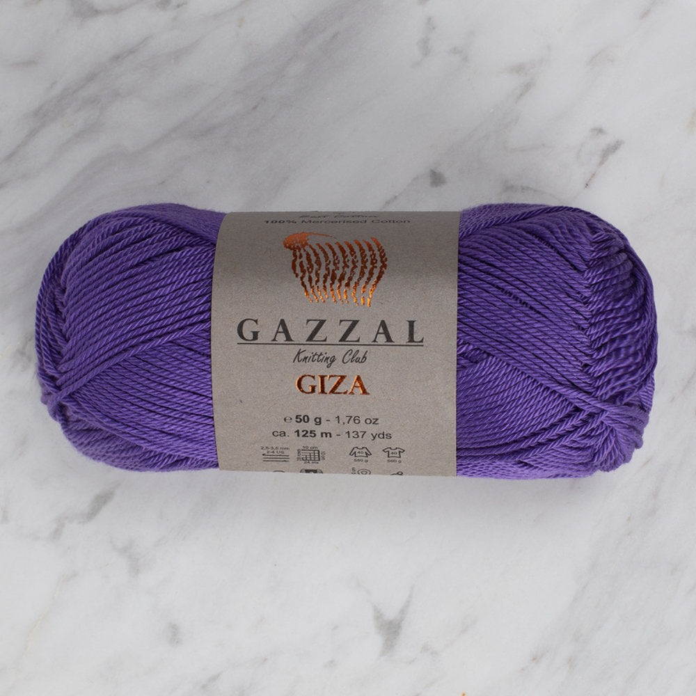 Gazzal Giza Yarn, Purple - 2468