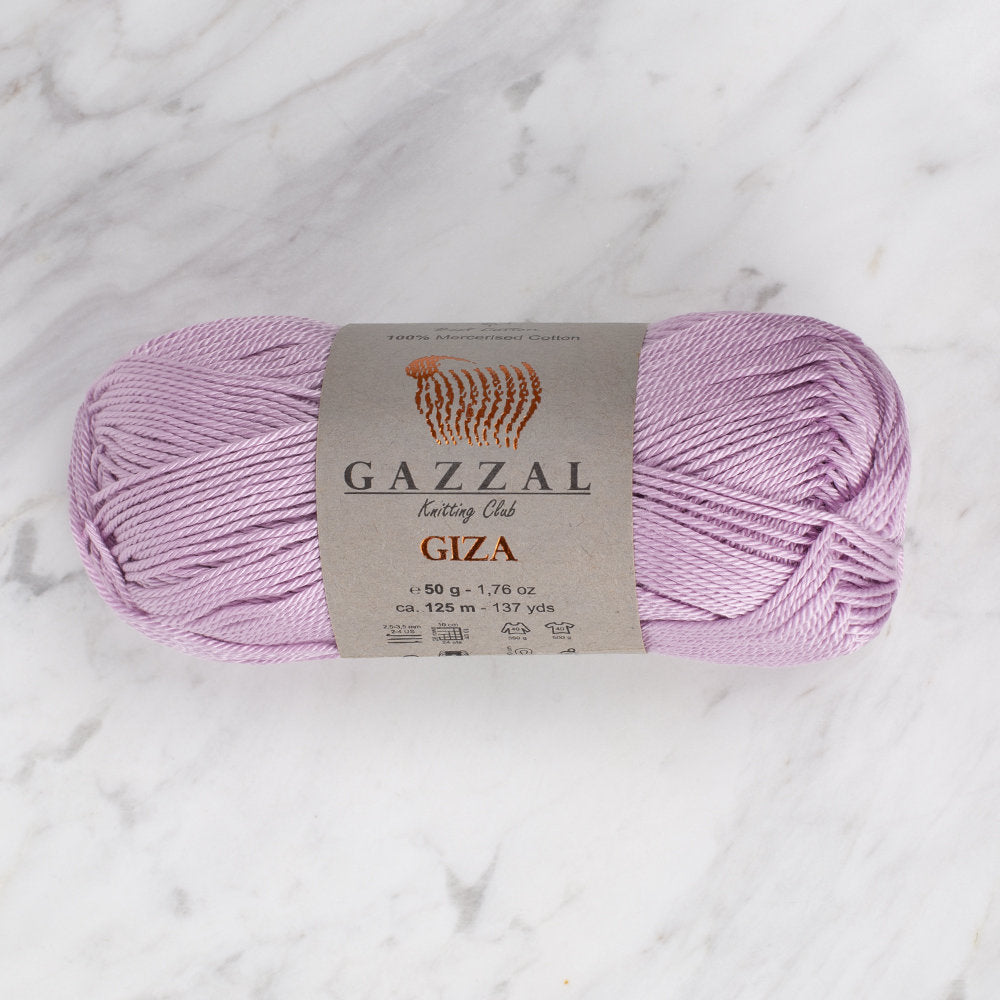 Gazzal Giza Yarn, Lilac - 2472