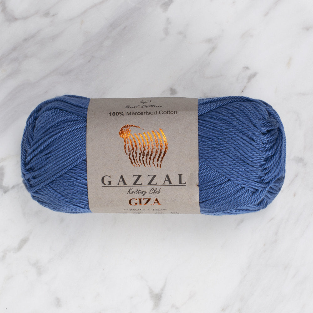 Gazzal Giza Yarn, Blue - 2475