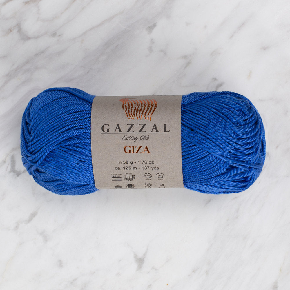 Gazzal Giza Yarn, Blue - 2477