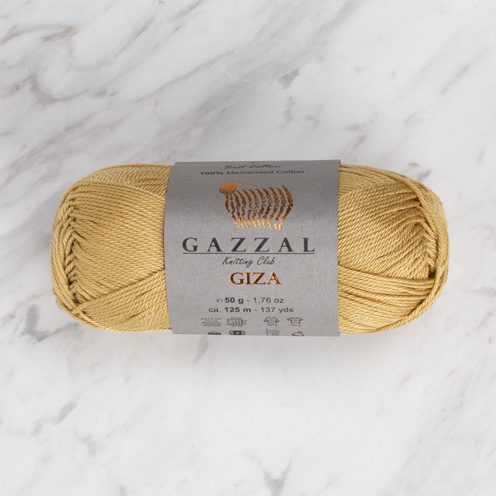 Gazzal Giza Yarn, Beige - 2452