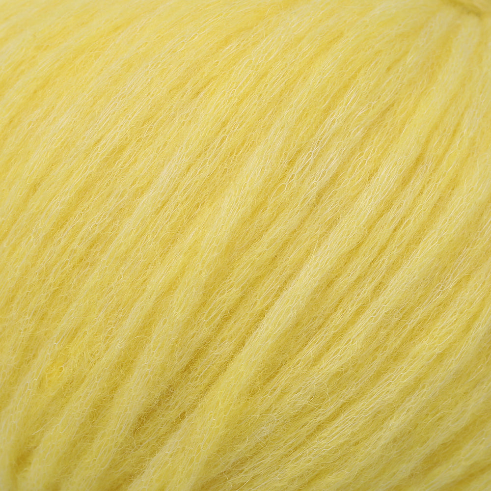 Gazzal Alpaca Air Knitting Yarn, Yellow - C:109