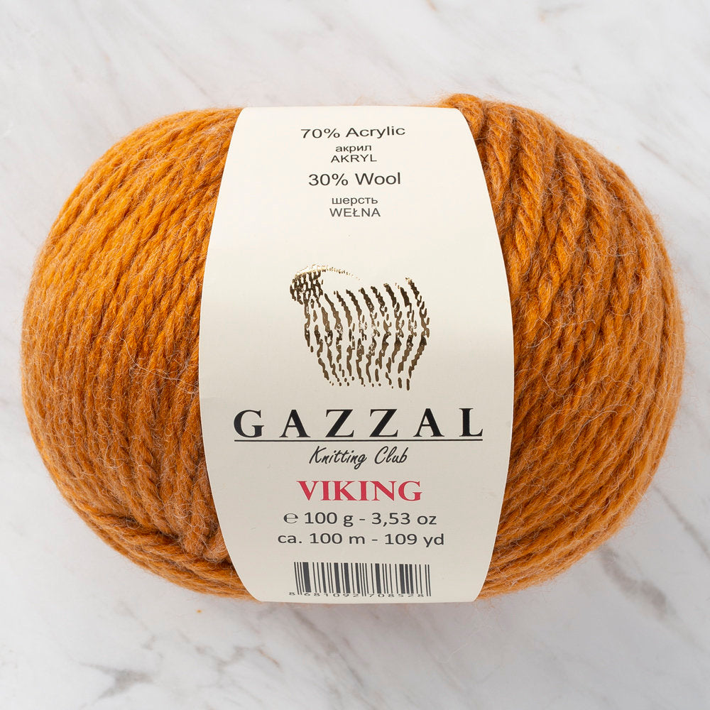 Gazzal Viking Yarn, Cinnemon Brown - C4020