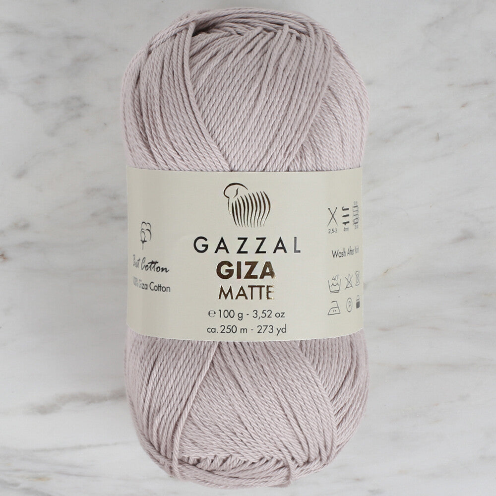 Gazzal Giza Matte Yarn, Beige - 5588