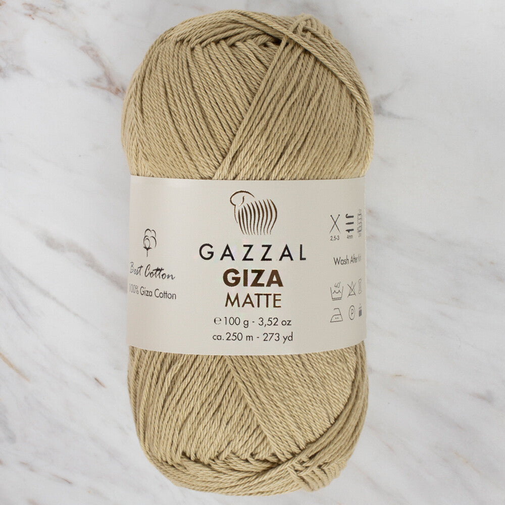 Gazzal Giza Matte Yarn, Pastel Green - 5594