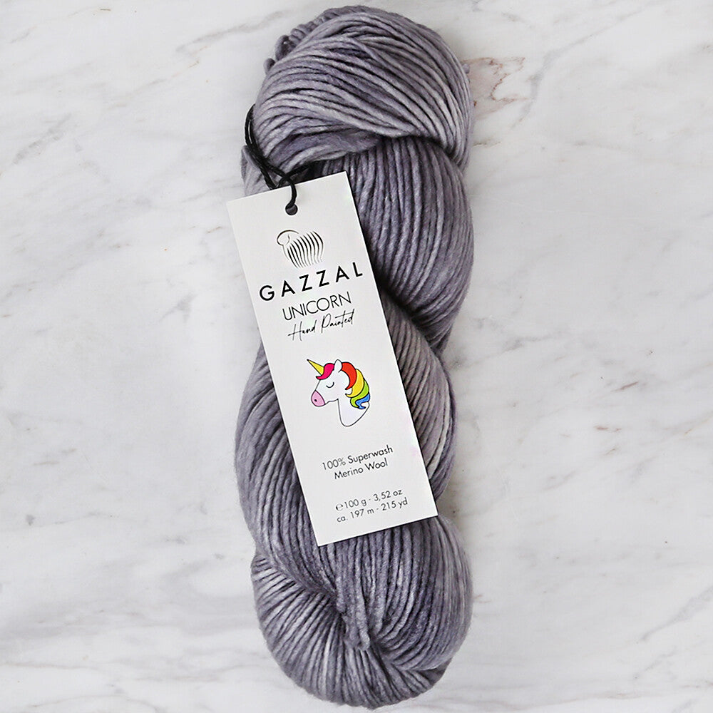 Gazzal Unicorn Knitting Yarn, Variegated - 1348