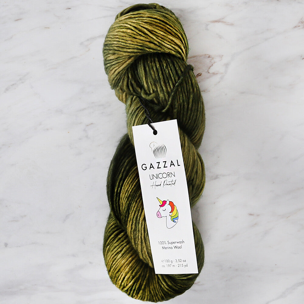 Gazzal Unicorn Knitting Yarn, Variegated - 1349