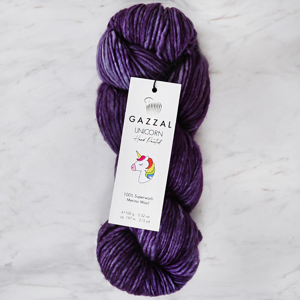 Gazzal Unicorn Knitting Yarn, Variegated - 1350