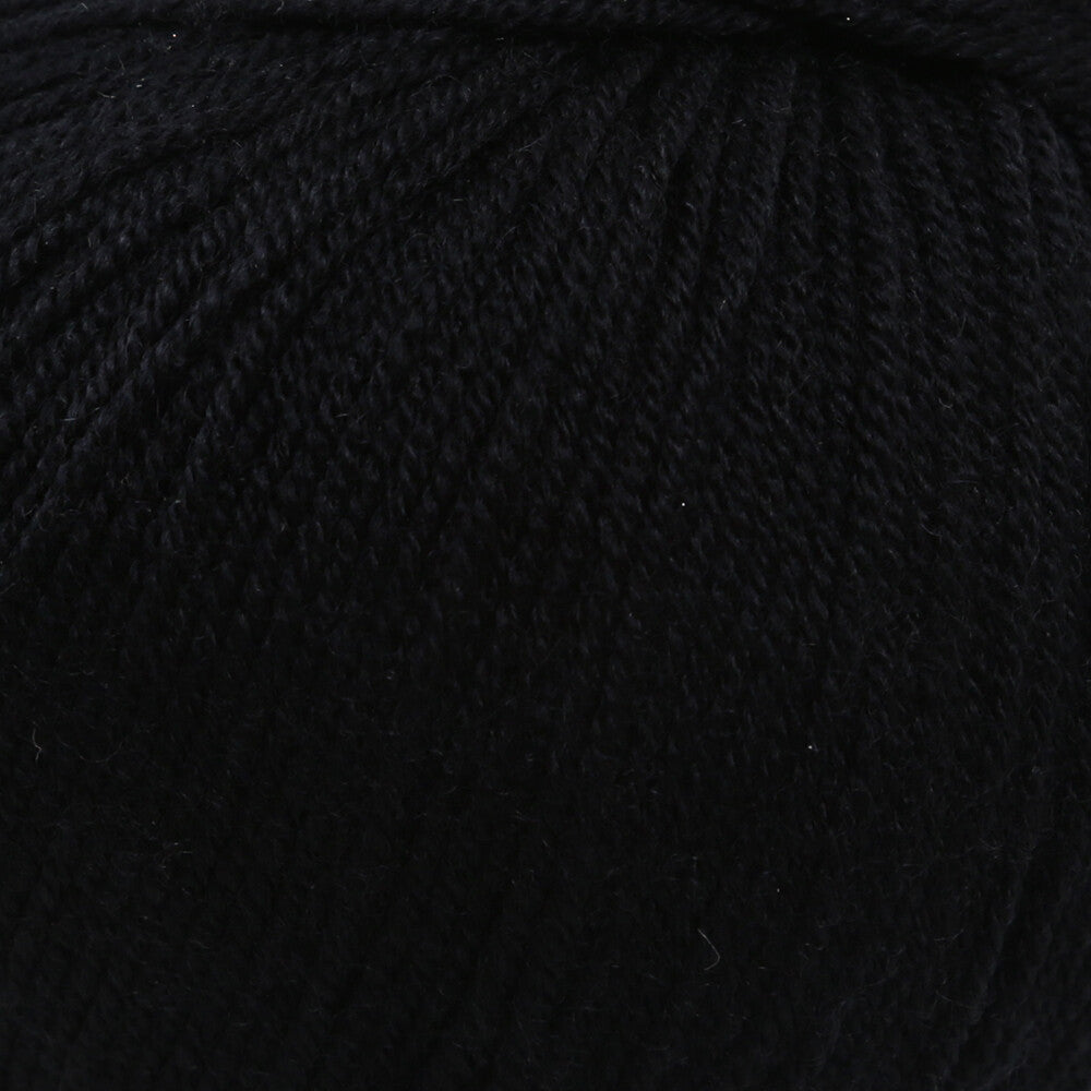 Gazzal Wool 175 50 Gr Yarn, Black - 304