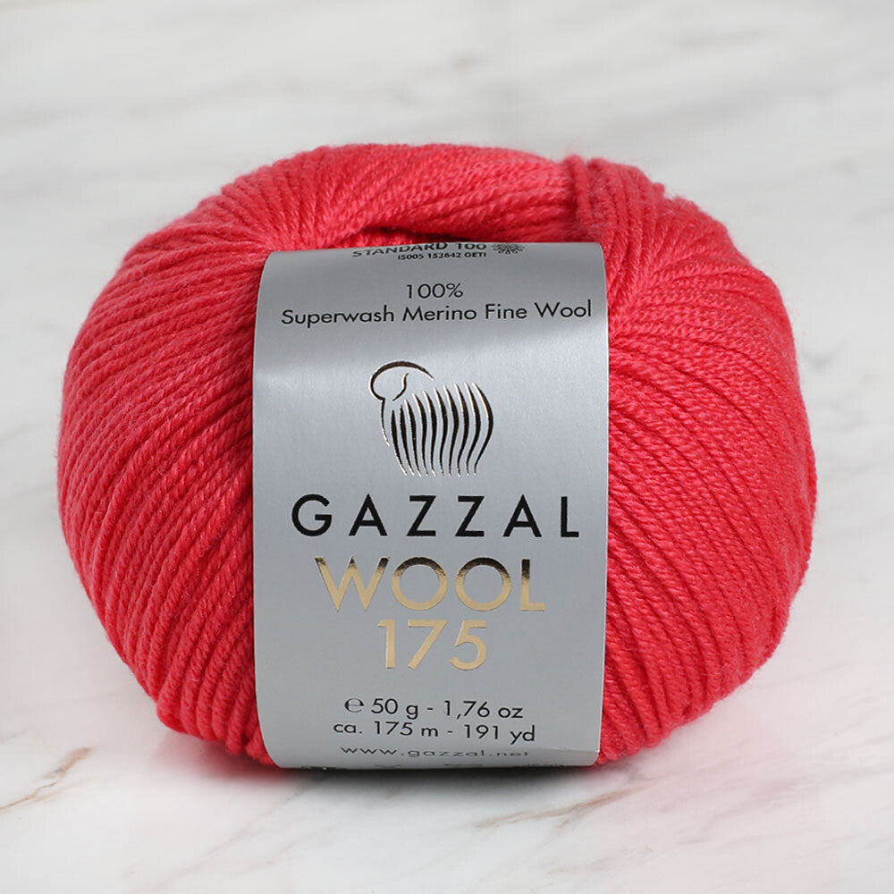 Gazzal Wool 175 50 Gr Yarn, Fuchsia - 332