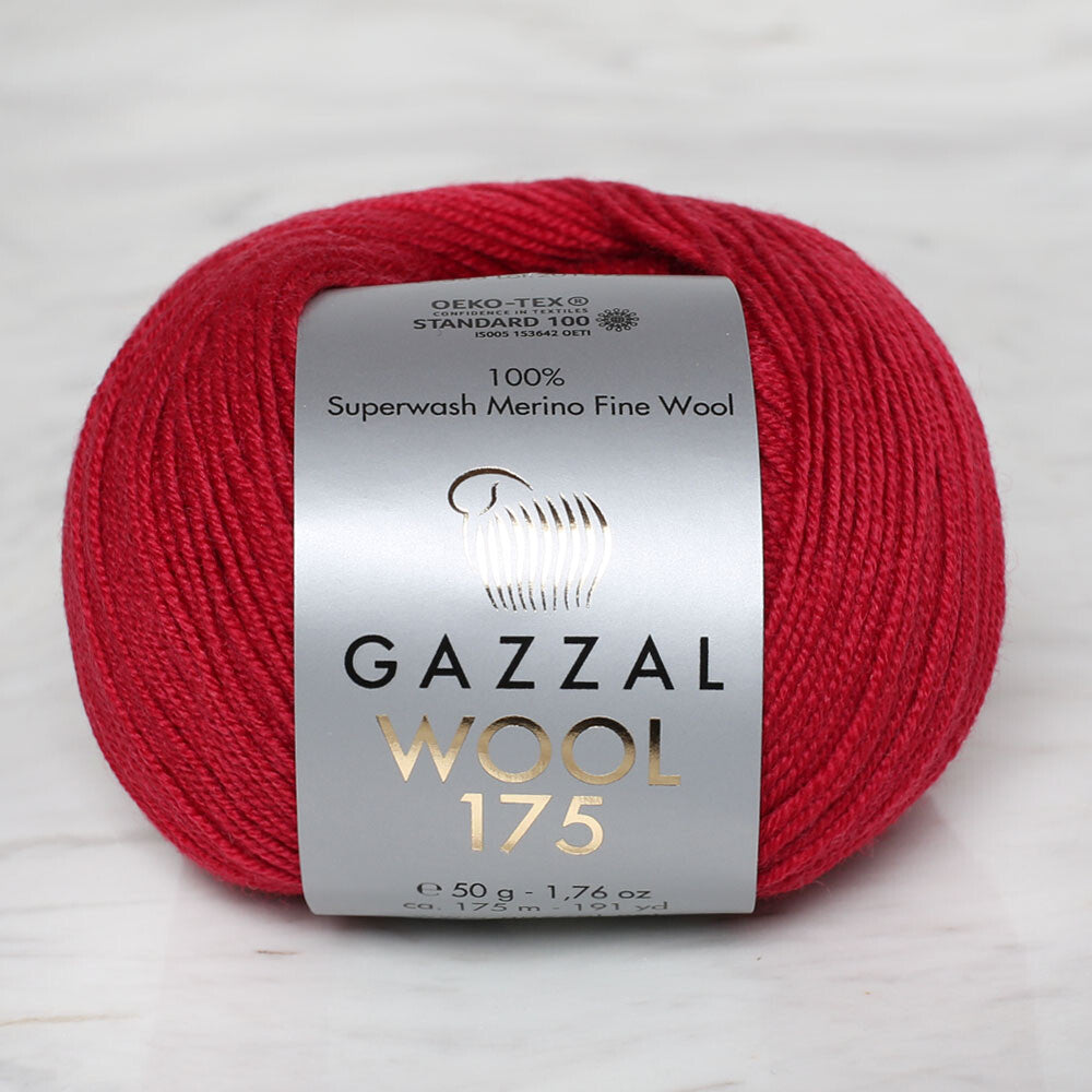 Gazzal Wool 175 50 Gr Yarn, Plum - 333