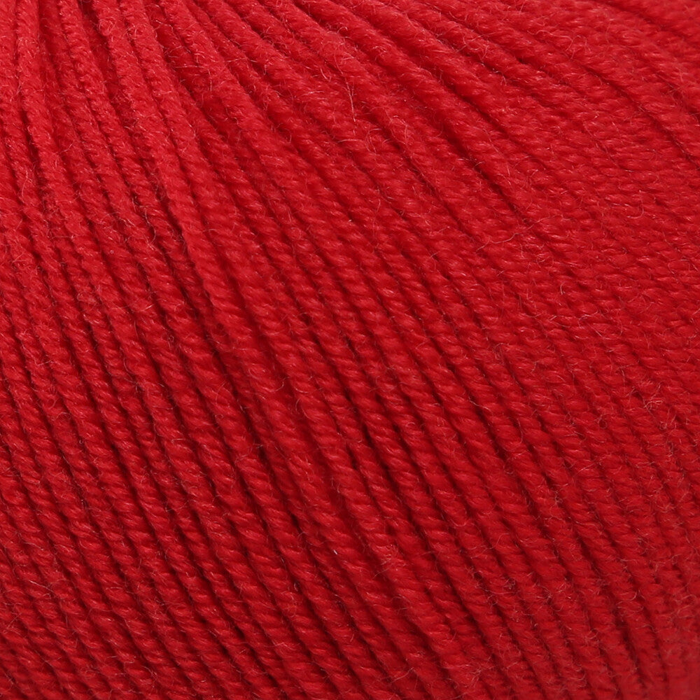 Gazzal Wool 175 50 Gr Yarn, Red - 338