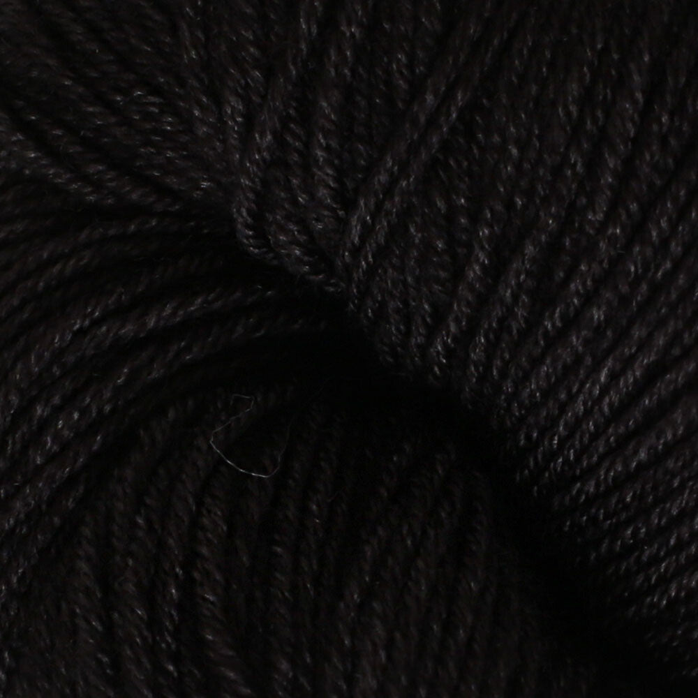 Gazzal Wool Star Yarn, Black - 3803