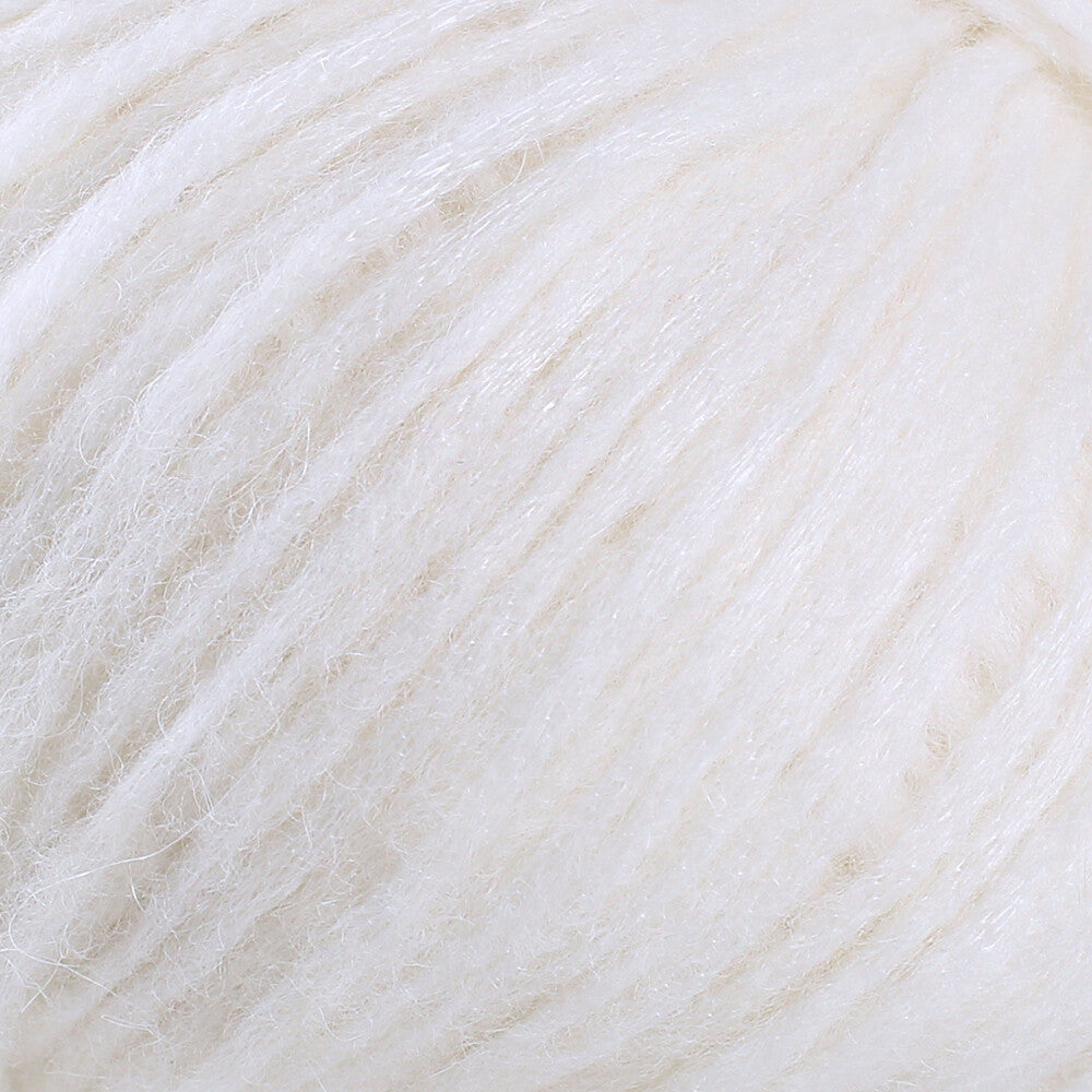Gazzal Alpaca Air Knitting Yarn , Cream - C:70