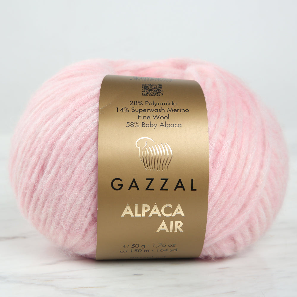 Gazzal Alpaca Air Knitting Yarn, Grey - C:81