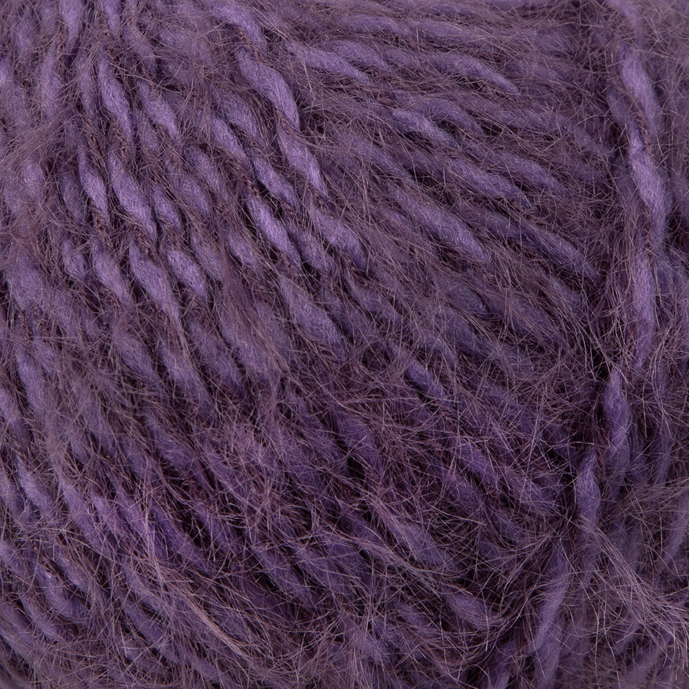 Gazzal Teddy Hand Knitting Yarn, Eggplant Purple - 6552