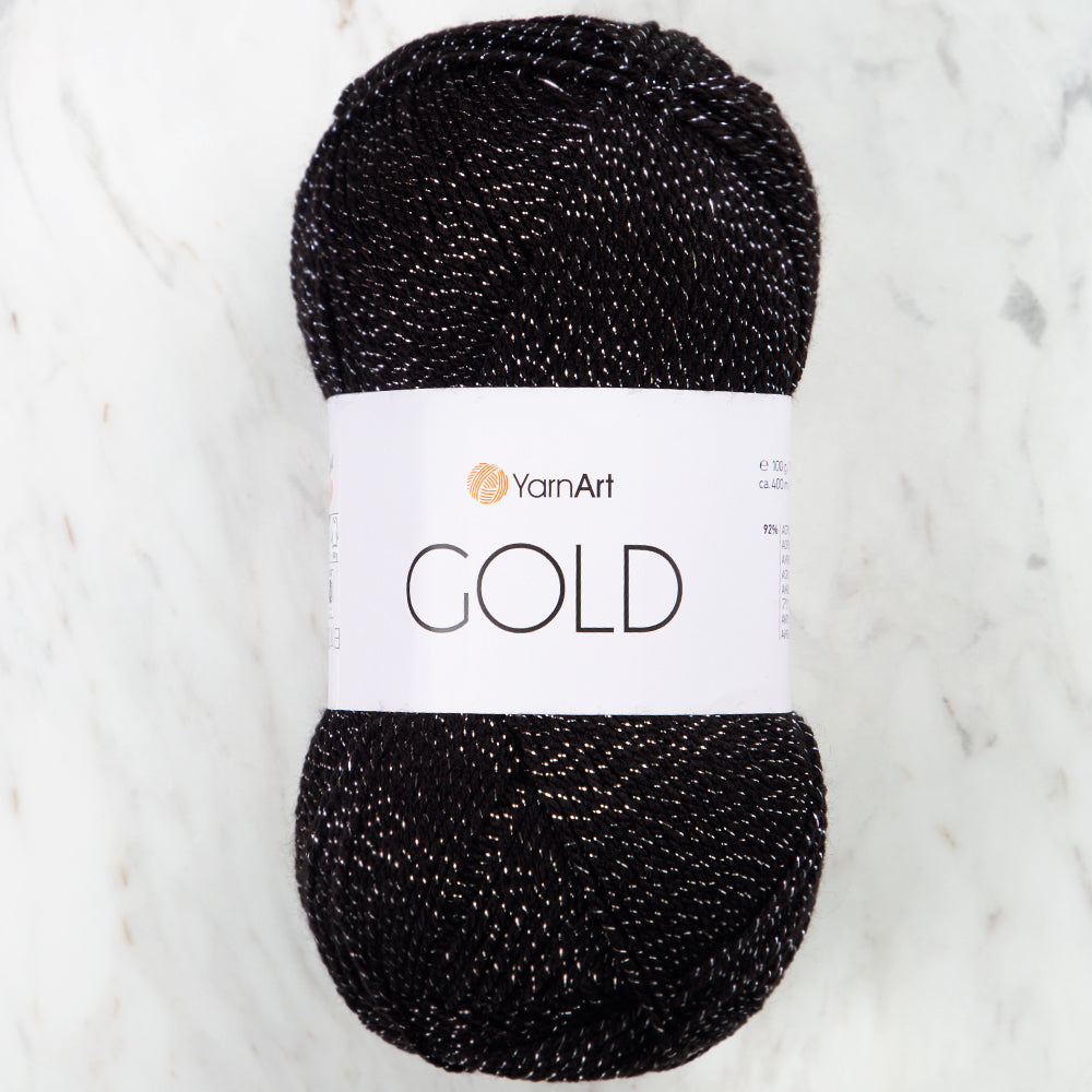 Yarnart GOLD Knitting Yarn, Black - 13284