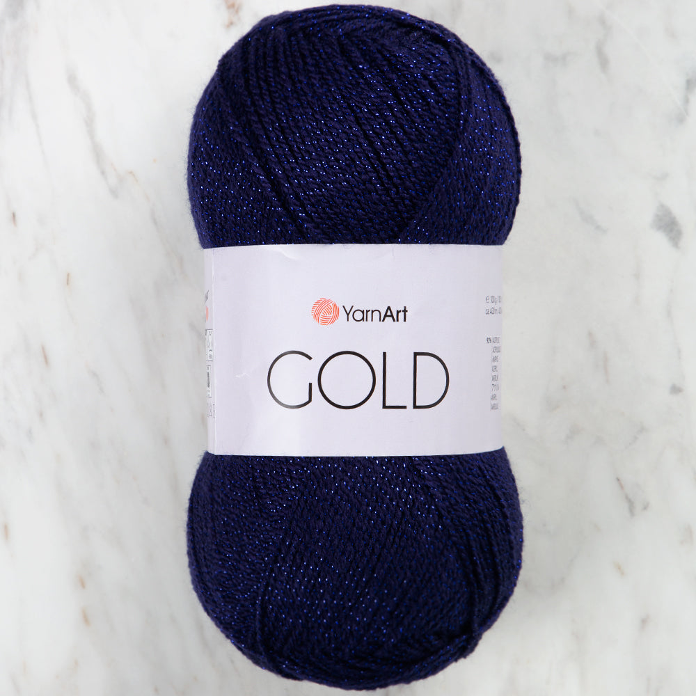 Yarnart GOLD Knitting Yarn, Navy blue - 9033