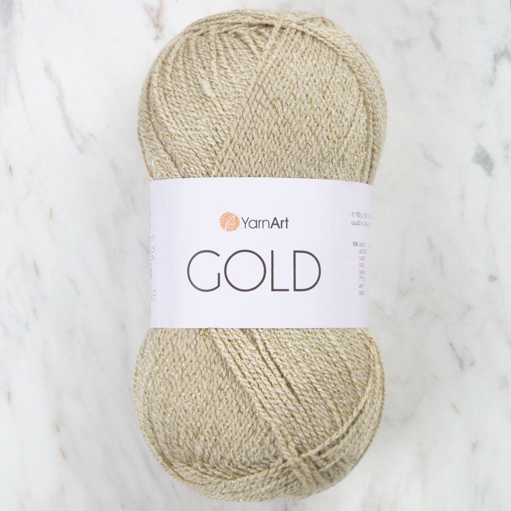 Yarnart GOLD Knitting Yarn, Stone Color - 9048