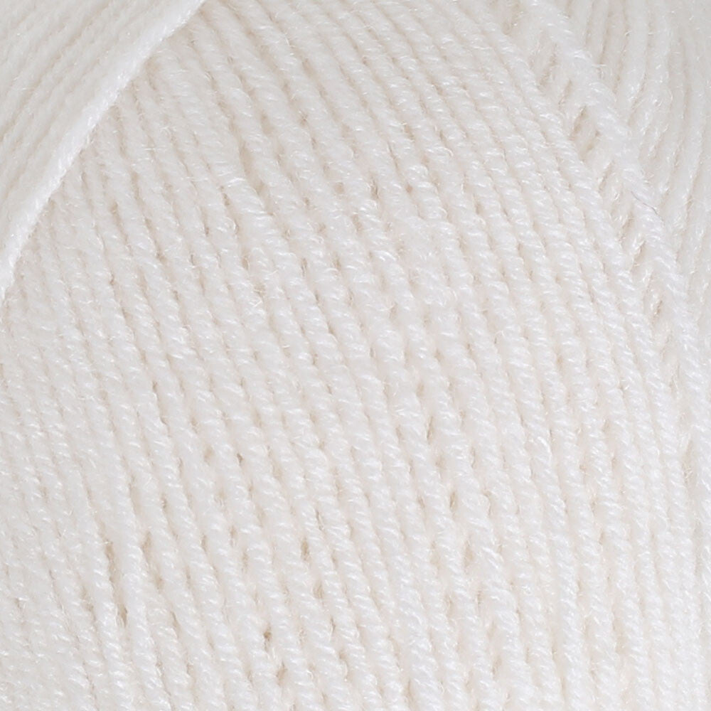 Yarnart Merino de Luxe / 50 Yarn, White - 501