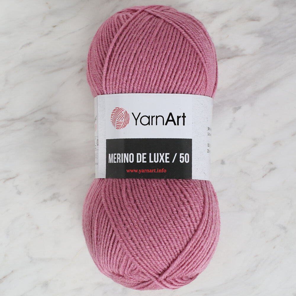 Yarnart Merino de Luxe / 50 Yarn, Dusty Rose - 3017