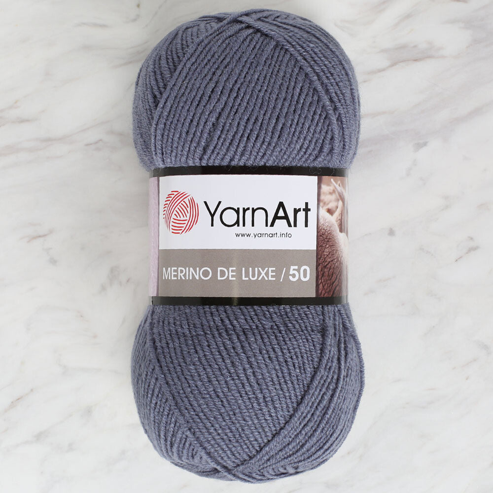 Yarnart Merino de Luxe / 50 Yarn, Blue - 3088