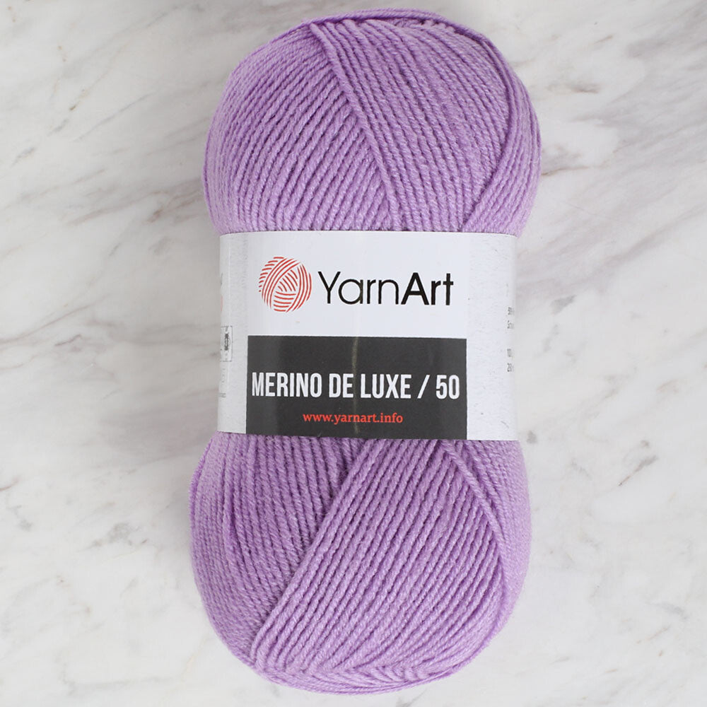 Yarnart Merino de Luxe / 50 Yarn, Lilac - 9560