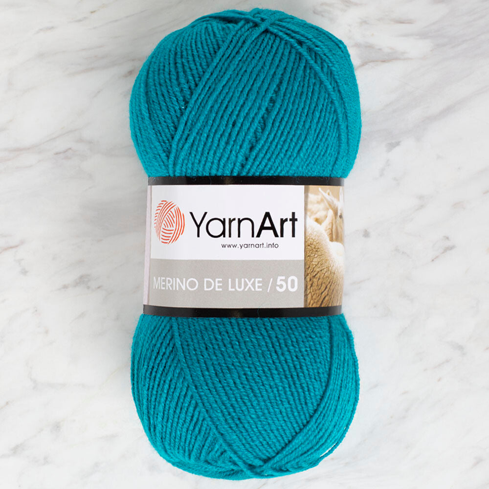 Yarnart Merino de Luxe / 50 Yarn, Dark Green - 11448