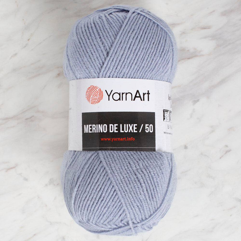 Yarnart Merino de Luxe / 50 Yarn, Blue - 3072