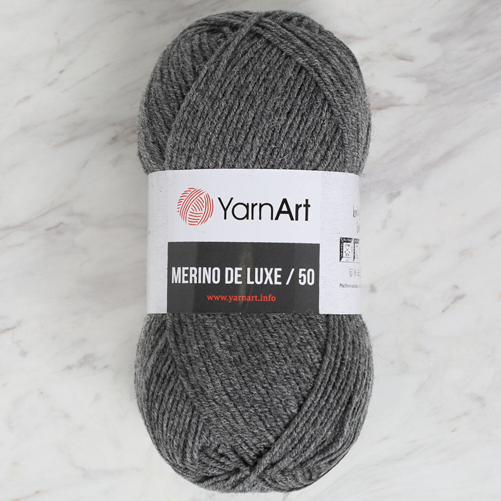 Yarnart Merino de Luxe / 50 Yarn, Grey - 179