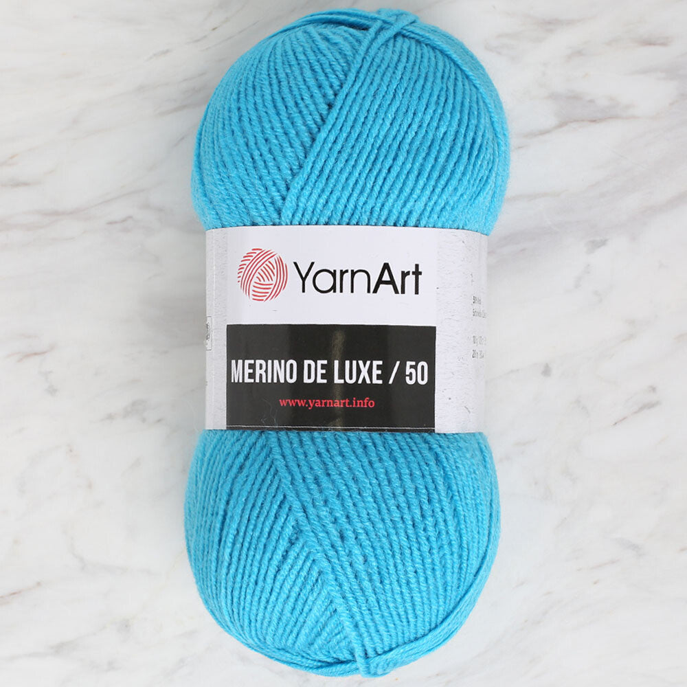 Yarnart Merino de Luxe / 50 Yarn, Turquose - 235